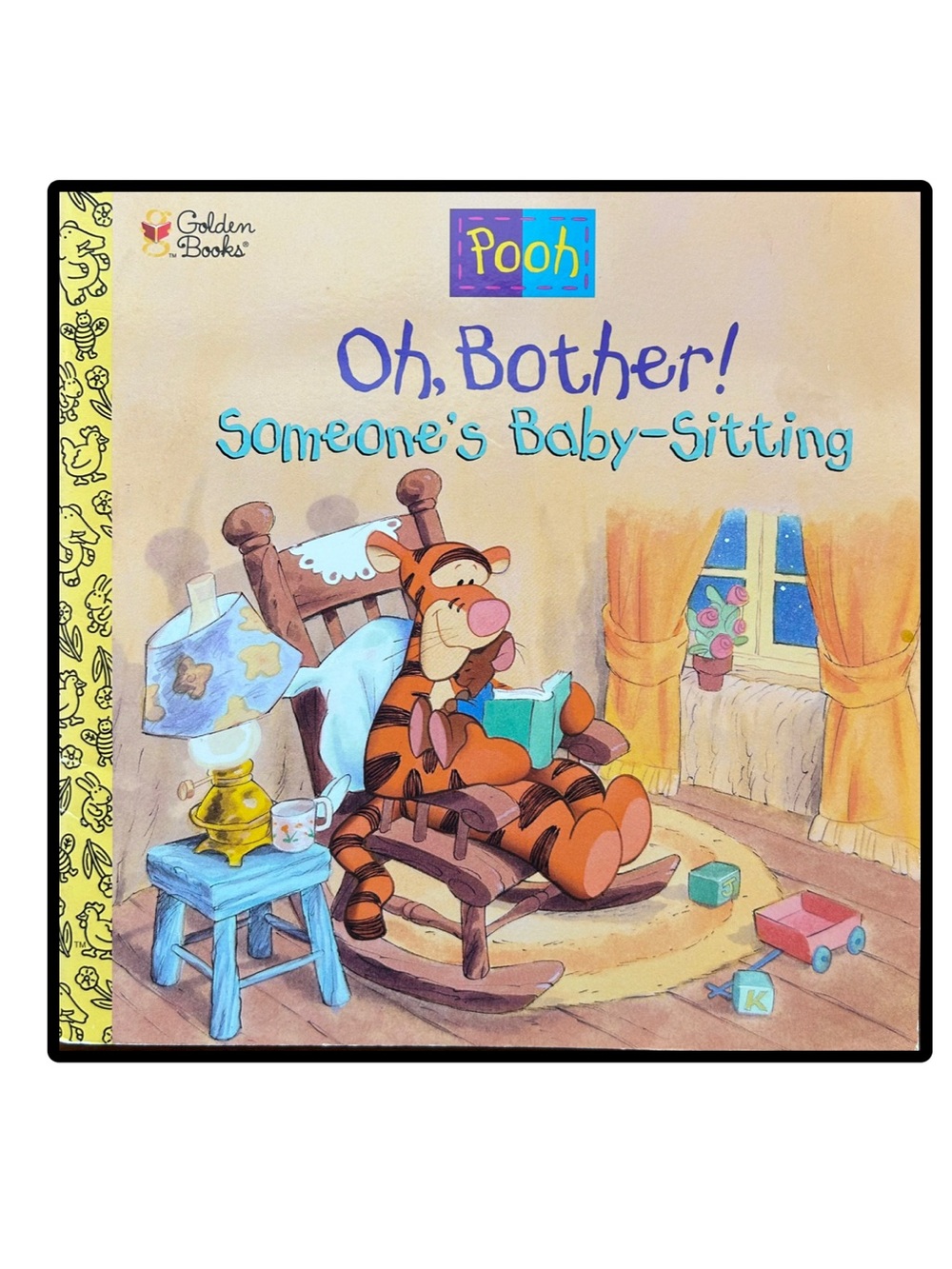 BUNDLE & SAVE 🎉Pooh Oh, Bother! Someone's Baby-Sitting softcover Golden Book